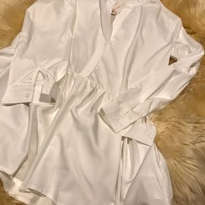 Cute long white shirt